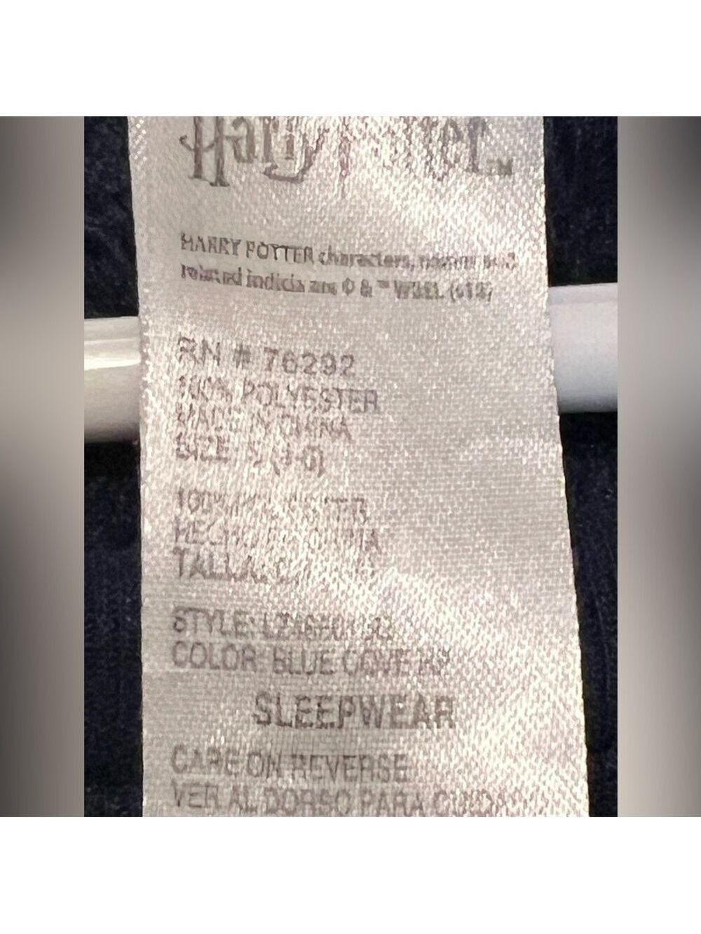 HARRY POTTER very warm pajamas. Size small - Picture 2 of 4